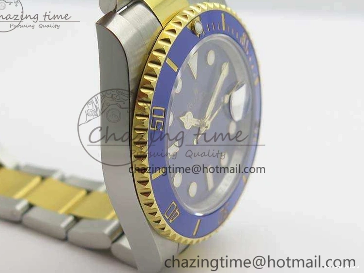 0401 Submariner 116613LB Wrapped SS YG VRF 1:1 Best Edition Blue Dial A Fashionable 3533
